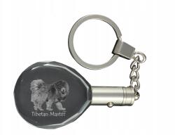 Art-Dog Tibeti masztiff kristály kulcstartó kutya képpel, kulcstartó medál (5055882430389)