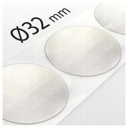 Print&Stick Átlátszó promóciós címkék Ø32mm (41325)