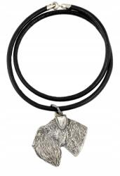 Art-Dog Schnauzer, Schnauzer kutya nyaklánc, kézműves medál, medál (5906111281435)