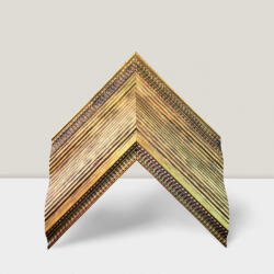 Keretshop 9, 5 cm Arany-barna bronz patinával EGYEDI MÉRETBEN 1719/0460 (KS999097)