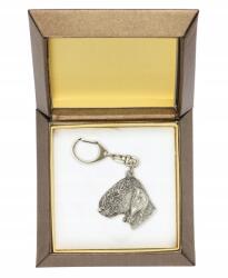 Art-Dog Bedlington terrier kutya kulcstartó díszdobozban, medál (5906111208166)