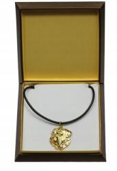 Art-Dog Bordeaux-i kutya aranyozott nyaklánc medál kutyával ajándékdobozban (5906111285198)