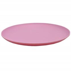 Nagy lapos tányér 25 cm rózsaszín Melamin nr. 7683 (3203830)