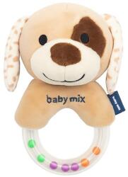 Baby Mix Jucărie din pluș pentru bebeluși Baby Mix, câine maro