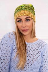 Kesi Klaudia polár sapka K255 neon zöld+sárga