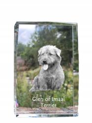 Art-Dog Glen of Imaal terrier kutya kép kristályban, ajándéktárgy, trófea, szobor (5055882466555)