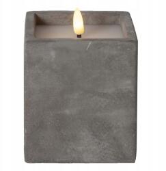Star Trading LED-es viaszgyertya Flamme Cem cement burkolat 11, 5cm (061-37)