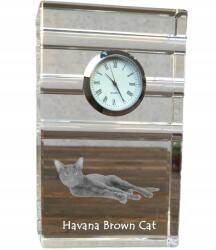  Havanna macska barna kristály asztali karóra az Ön fényképével, ajándéktárgy (5055882419308)