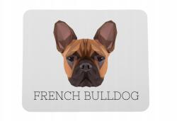 Art-Dog Francia bulldog egérpad geometrikus kutyával (5056739222478)