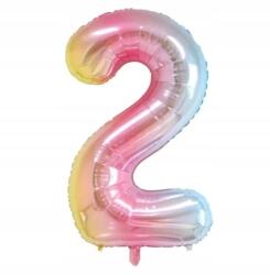 brokatove Szám Lufi 2 Két Színes Szám Alakú Fólia Születésnap Party 1m