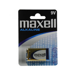 Maxell 6LR61 9V elem, alkáli, 1 db/csomag - conyshop