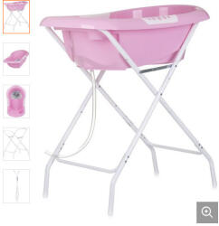 Chipolino Noemi kád leeresztő dugóval 87 cm - pink - conyshop