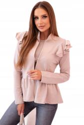 Kesi Női ágytakaró fodros mintával, bézs (5907302840356)