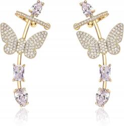  Pillangó fülbevaló - Elegáns ékszer arany színben (B0B96ZN8NR)