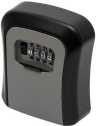  HOME SAFEKEY Számzáras kulcsszéf, masszív alumínium öntvény, négyjegyű számkód, 10.000 elvi kódvariáció, falra rögzítendő, kültérre is