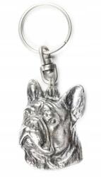 Art-Dog Francia bulldog kutya kulcstartó, kulcstartó, medál (5906111200726)