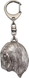 Art-Dog Lhasa Apso kutya kulcstartó, kulcstartó karabinerrel, medál (5906111202584)