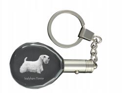 Art-Dog Sealyham terrier kristály kulcstartó kutya képpel, kulcstartó, medál (5055882430471)