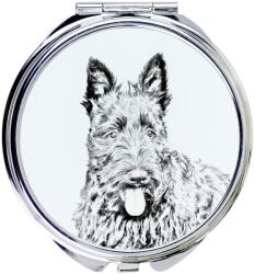  Skót terrier kompakt zsebtükör kutyával fényképpel (5055882481343)