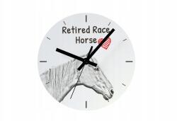 Art-Dog Ló Retired Race Horse lógó és álló ló óra, személyre szabható (5060381105256)