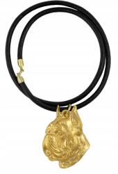 Art-Dog Boxer aranyozott kutya nyaklánc, szíj medál (5906111286256)