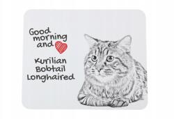 Art-Dog Kuril macska bobtail egérpad macskával, az Ön fényképével (5055882489912)
