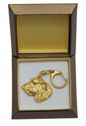 Art-Dog Ír farkaskutya aranyozott kutya kulcstartó díszdobozban, kulcstartó (5906111205455)