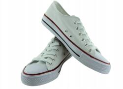  Klasszikus tornacipő sportcipő könnyű fűzött cipő JZL-02 r44 (JZL-02 white)