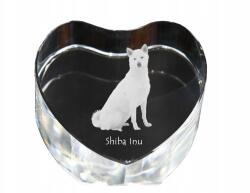Art-Dog Shiba Inu kristály szív, dísz, ajándéktárgy kutya fotóval (5055882444911)