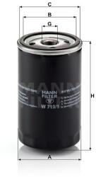 Mann-Filter Olajszűrő Mg Metro 94 Km 1982-1990