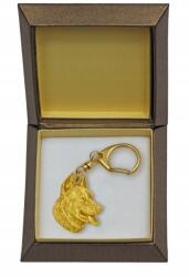 Art-Dog Beauceron francia juhászkutya aranyozott kutya kulcstartó díszdobozban (5906111205127)