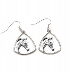 Art-Dog Ló Ír sport ló háromszög alakú, lógós fülbevaló fényképpel (5055882477094)