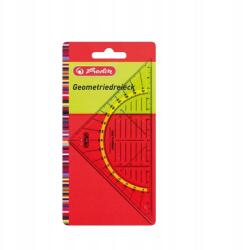 Herlitz Derékszög Kiegészítő Szögmérővel Herlitz 10 Db-os Készlet Átlátszó 16 CM (6916458568303)