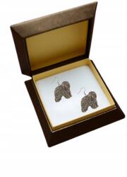 Art-Dog Lengyel alföldi juhászkutya lógós fülbevaló kutyákkal ajándékdobozban (5060383202656)