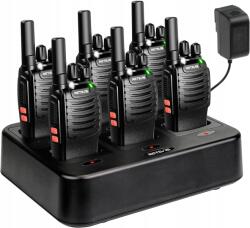 Retevis Walkie Talkie rádió H777 PMR446 6db-os szett 6in1 Vox Led töltővel (A9059Q-C9059A)