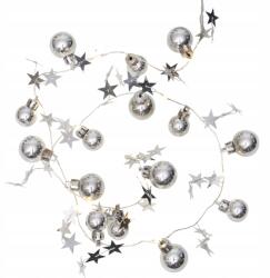 Star Trading X-mas elemes LED-es gömb és csillag dekorációs lánc (728-05)