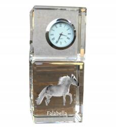 Art-Dog Falabella ló kristály asztali óra az Ön fényképével, ajándéktárgy (5055882418905)