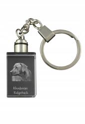 Art-Dog Rhodesian Ridgeback kristály kulcstartó kutya kulcstartó fényképpel (5055882427327)