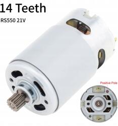  RS550 DC Motor 14 Fogas 21V Elektromos Fűrész Motor Akkumulátoros Fűrészhez (EPC_MTR_007)