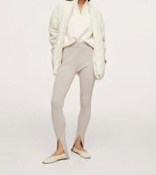 Mango kivágású leggings, bézs, S