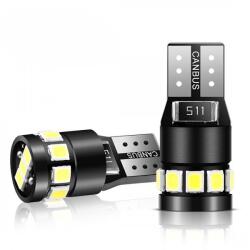 [8 Db] Fehér Autó Izzók Agptek T10 W5W 194 168 2825 Led 6000K