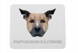Art-Dog Staffordshire Bull Terrier egérpad geometrikus kutyával (5060383441369)