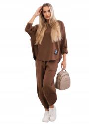 Kesi Punto Milano Winter pulóver nadrág szett barna