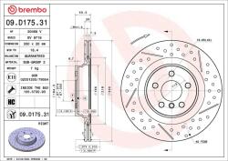 BREMBO Disc frana BREMBO PRIME LINE - UV Coated 09. D175.31 (09.D175.31)