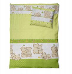 Ankras Gyerek Ágyneműhuzat 120x160 50x70 Mintás 2 részes (P-2 160/120 50/70 PRZYJACIELE ZIELONY)