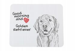 Art-Dog Golden Retriever egérpad kutyával, az Ön fényképével (5055882490727)