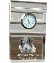 Ciobanesc Romanesc Mioritic kristály asztali karóra az Ön fényképével (5060381107953)