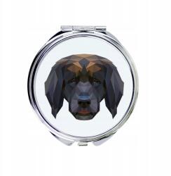  Leonberger kompakt zsebtükör geometrikus kutyával (5056739226193)
