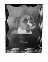 Art-Dog Boxer kutya kép díszes kristályban, ajándéktárgy, lakásdekoráció (5055882448070)