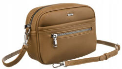 Rovicky női Postás Táska ökológikus bőrből, elegáns bézs színben (R-074-01-0522 BEIGE)